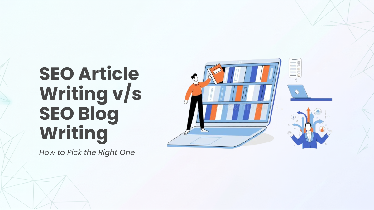 SEO article writing vs blog writing